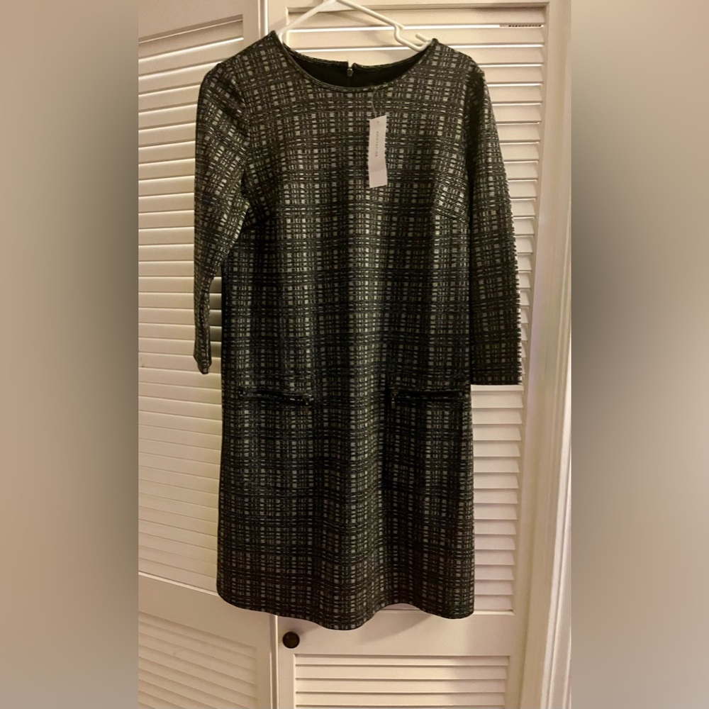 Ann Taylor houndstooth 3/4 length sleeve